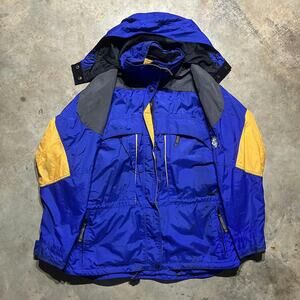 Vintage 90s Boulder Gear Blue Winter Skiing Jacket Coat